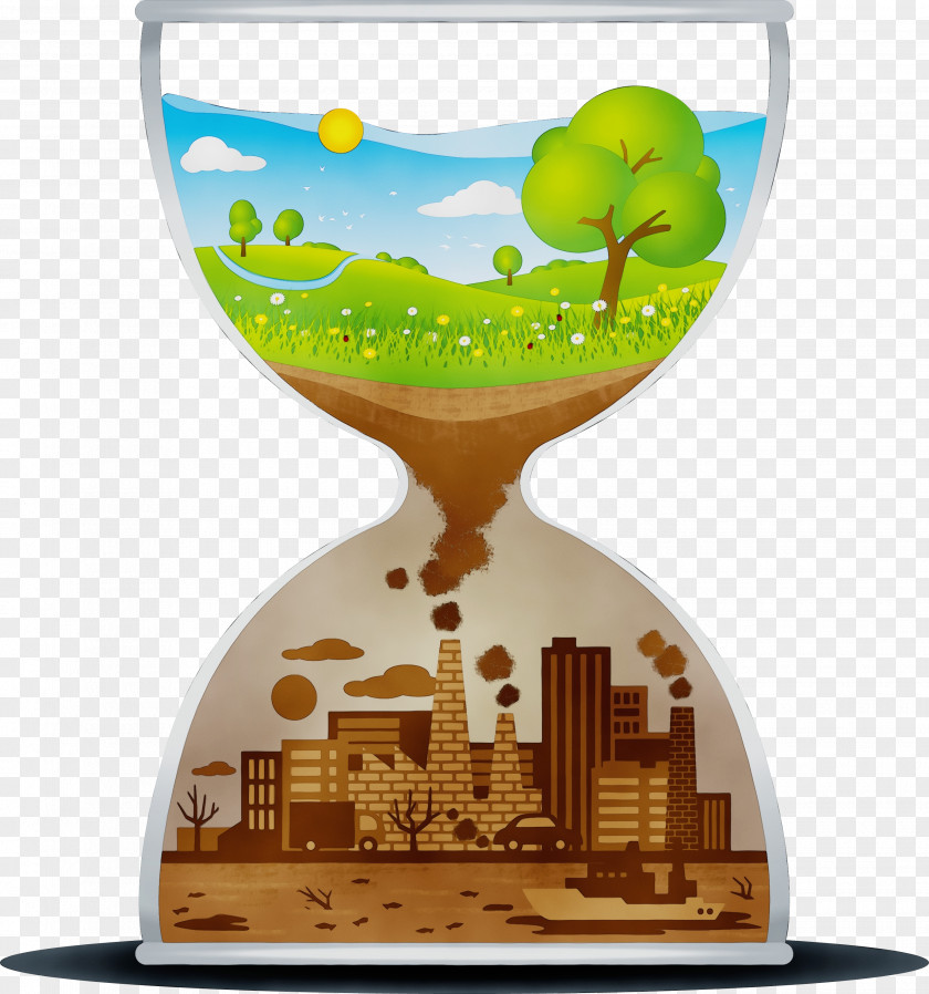 Houseplant World Trophy Cartoon PNG