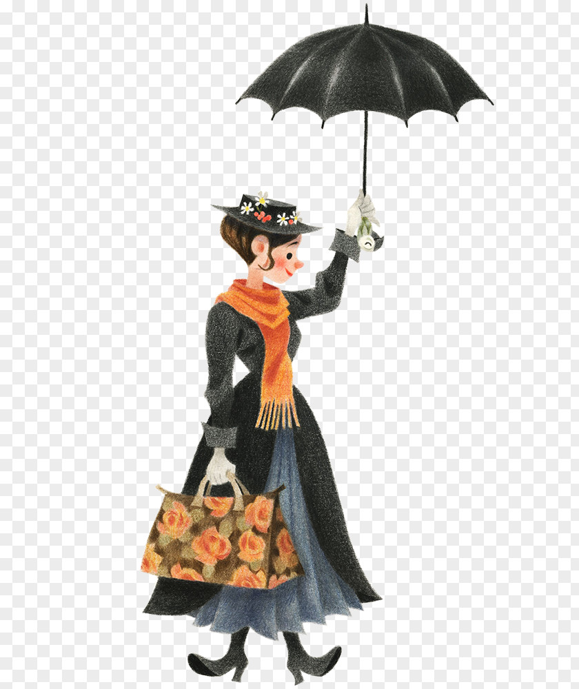 Illustrator Work Of Art Mary Poppins PNG