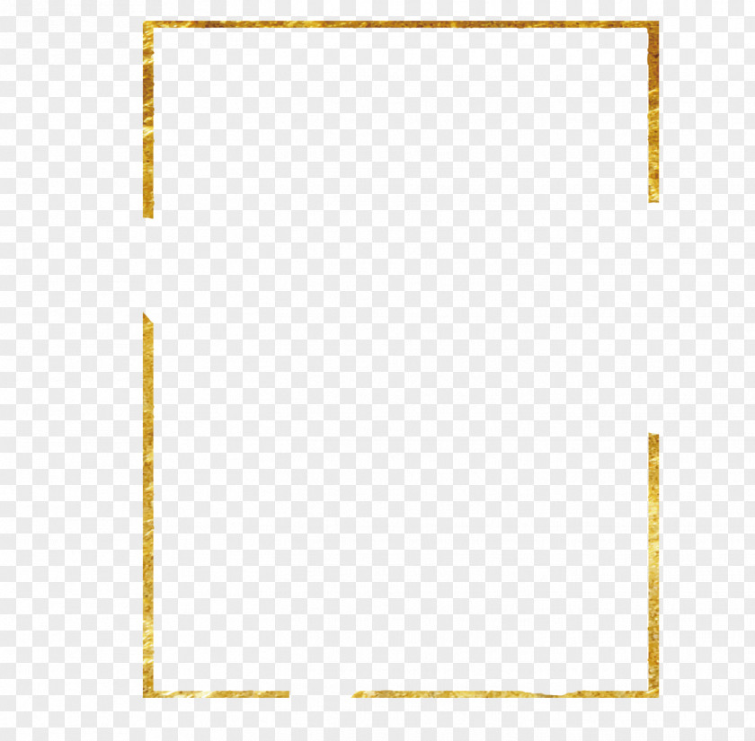 Rectangle Yellow Paper Background PNG