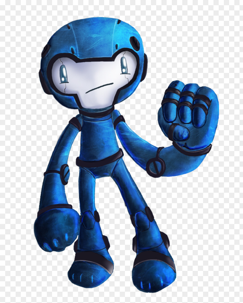 Robot Cobalt Blue Figurine Action & Toy Figures PNG