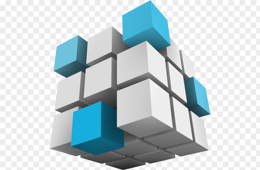 Rubix Cube Vector Graphics Design 3D Computer Three-dimensional Space PNG