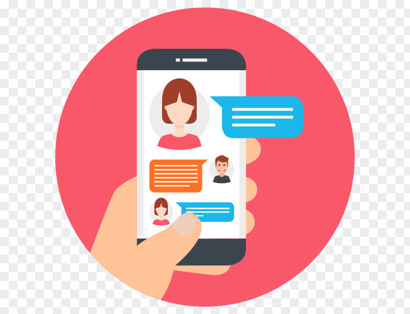 Smartphone Illustration Vector Graphics Image Online Chat PNG