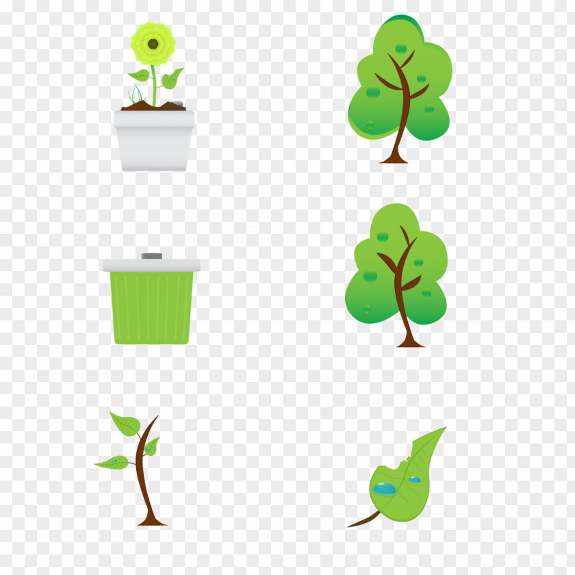 Typography Tree Clip Art PNG