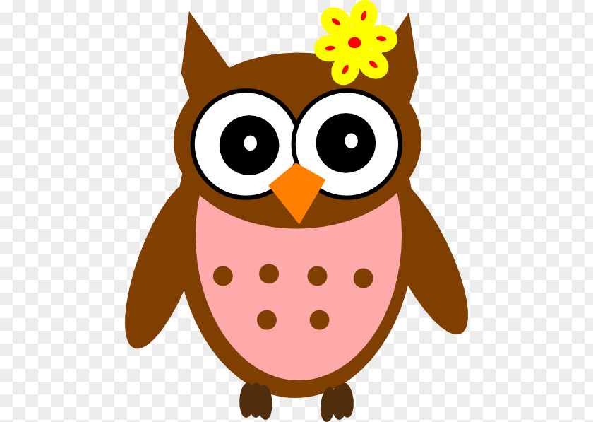 Cartoon Baby Owl Clip Art PNG