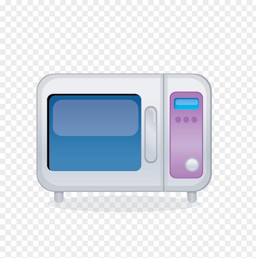 Cartoon Microwave Oven Cooking Icon PNG
