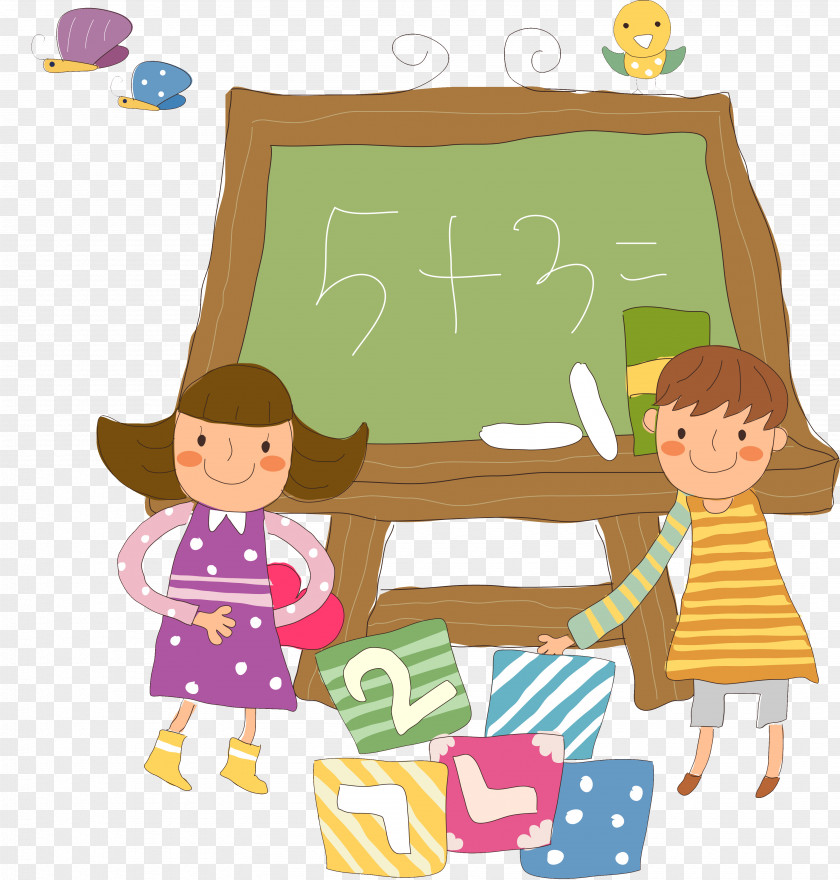 Child Card Mathematics Learning PNG