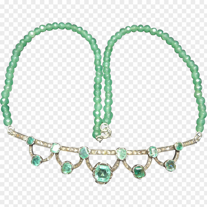 Emerald Turquoise Necklace Bracelet Bead PNG