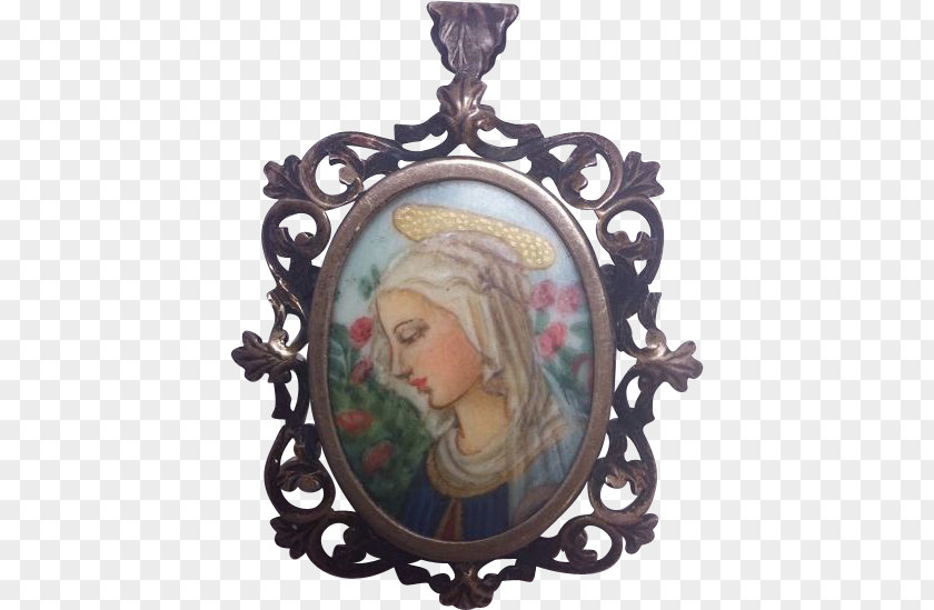 Hand Painted Frame Material Locket Picture Frames Image PNG