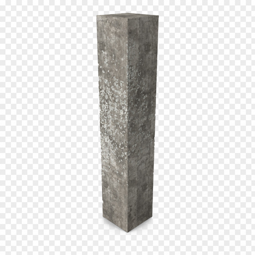 Mud Brick Wall Portion Column PNG