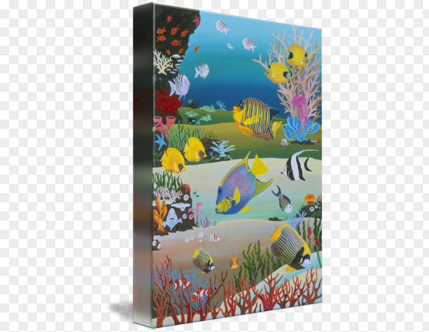 Coral Reef Art Sea Painting PNG