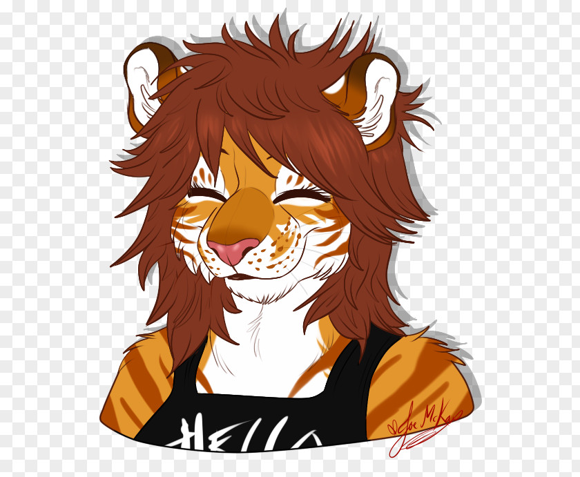 Lion Tiger Cartoon Desktop Wallpaper PNG
