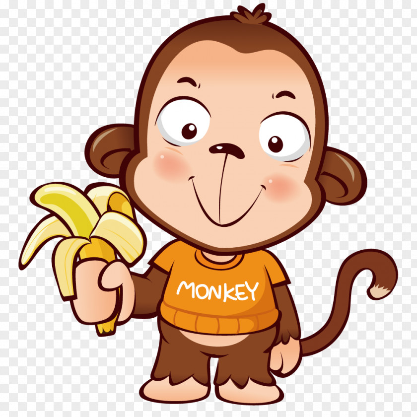 Monkeys Bananas T-shirt Banana Monkey Child Fruit PNG
