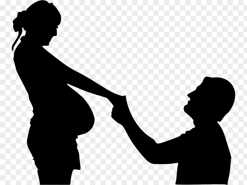 Wife Woman Silhouette Husband Clip Art PNG
