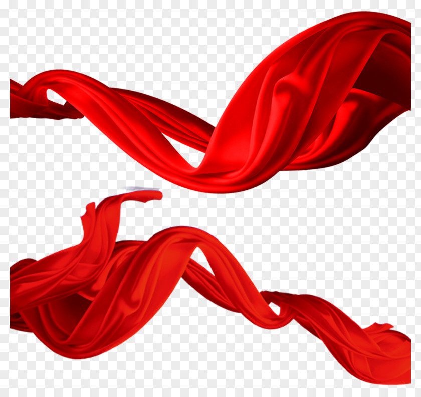 Material Red Ribbon Holiday PNG red ribbon holiday clipart PNG