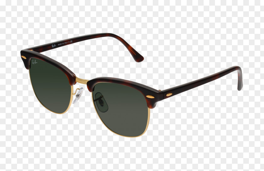 Ray Ban Ray-Ban Clubmaster Classic Aluminium Sunglasses Wayfarer PNG