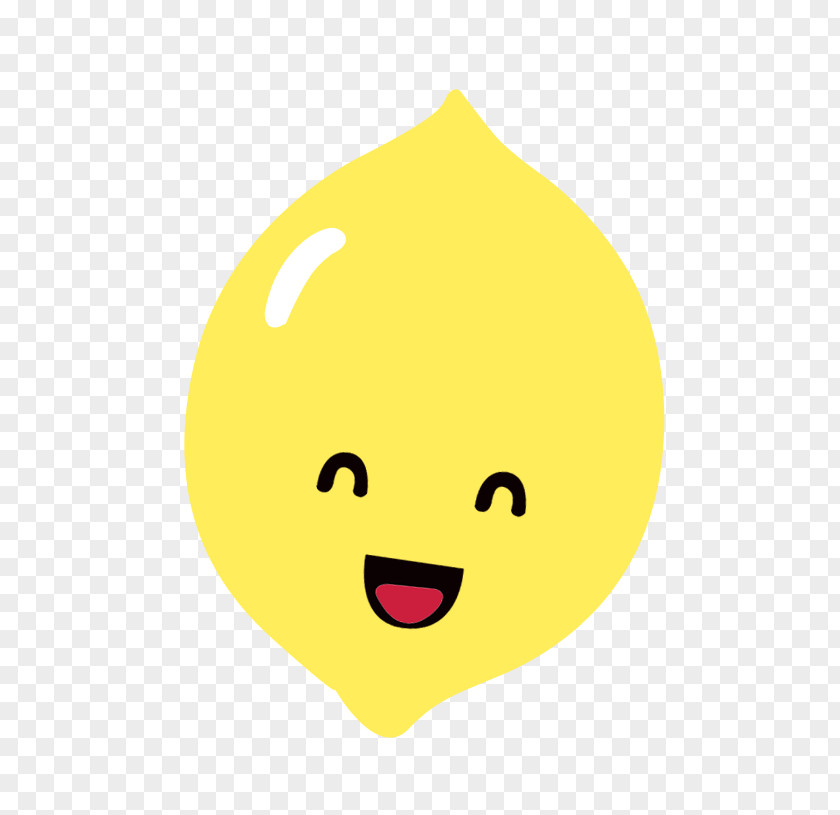 Smiley Cartoon Lemon Download PNG