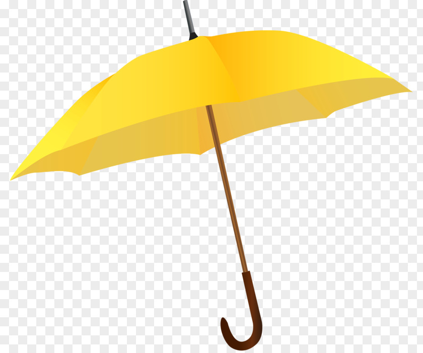 Yellow Umbrella Rain Icon PNG