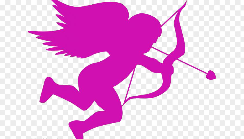 Purple Love God Cupid Of PNG