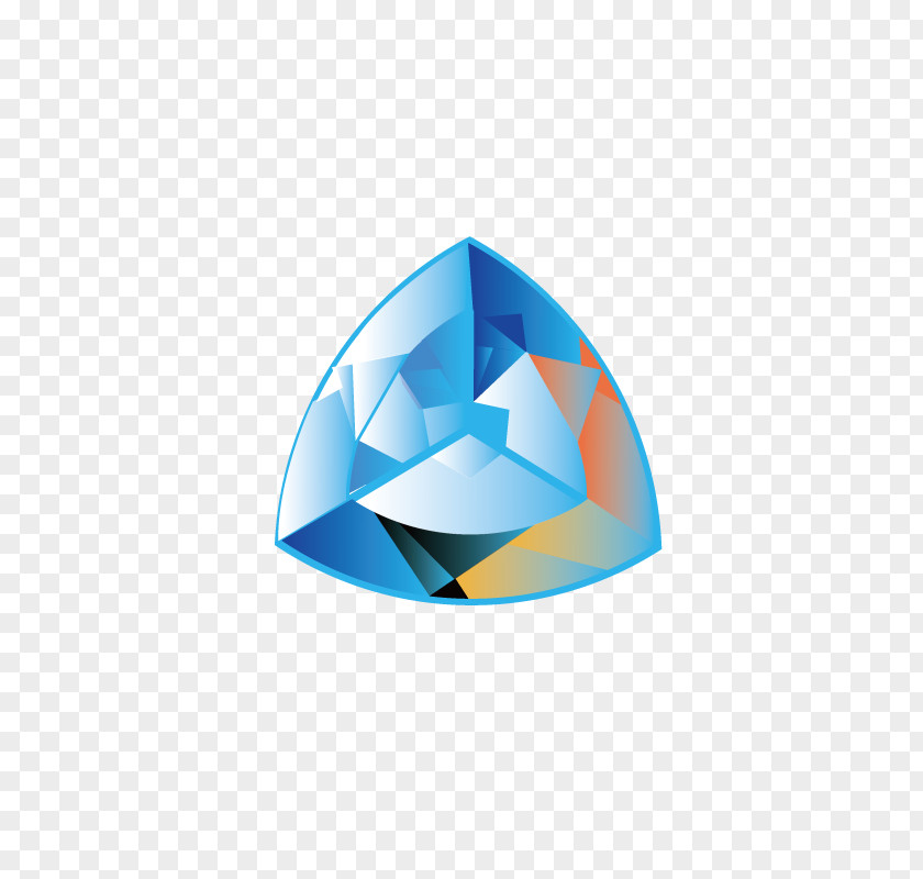 Sapphire Diamond Gemstone Blue PNG