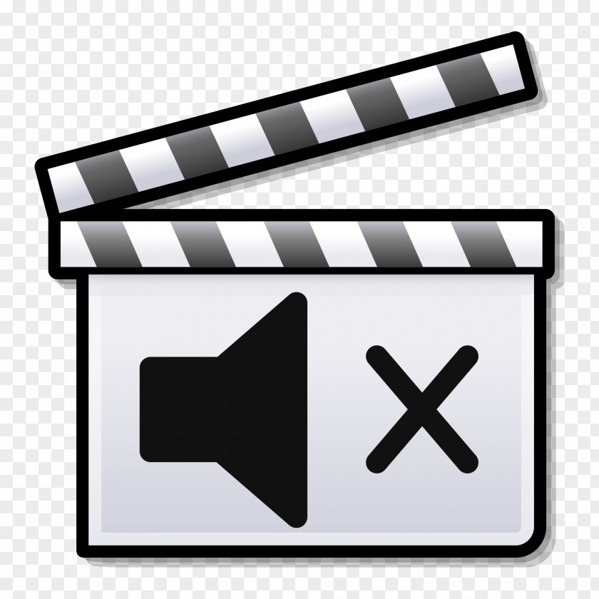 Silent Film Clapperboard Clip Art PNG