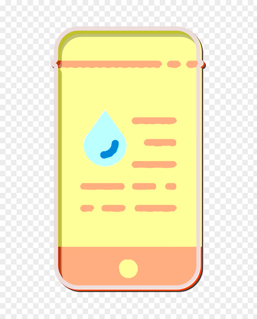 Water Icon Smartphone Touch Screen PNG