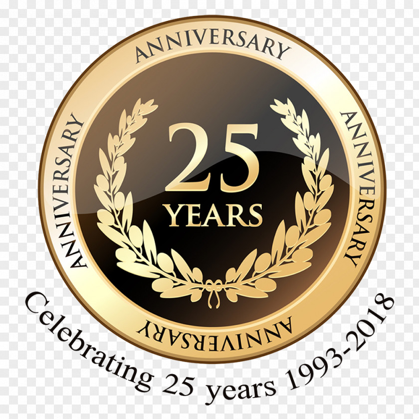 1 Anniversary 25th Year Celebration Wedding PNG