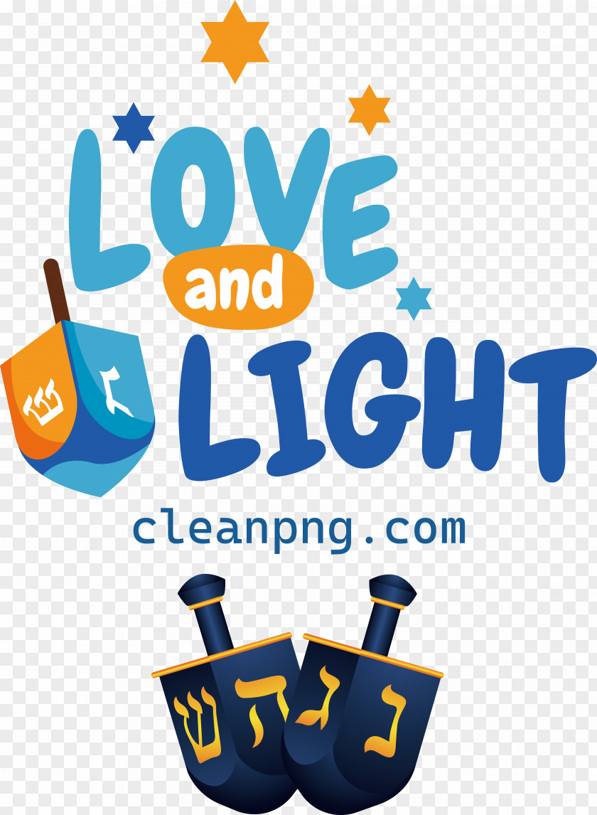 Happy Hanukkah Love Light PNG