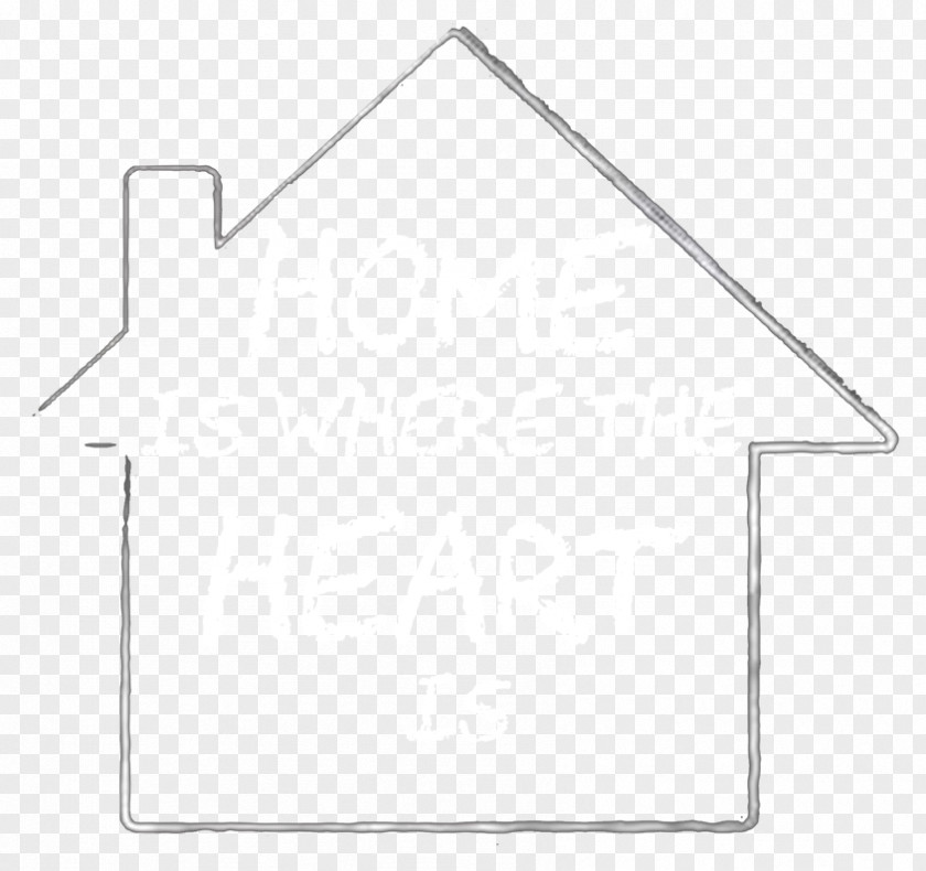 Heart House Line Angle PNG