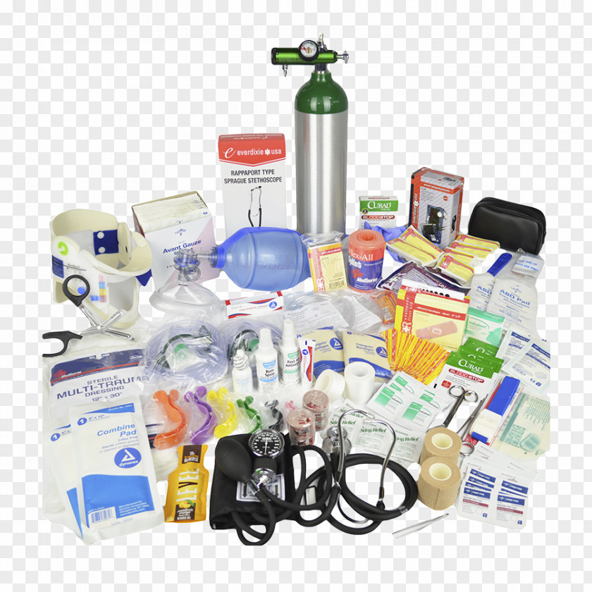 Lightning Field Emergency Medical Services Certified First Responder Aid Kits Supplies PNG