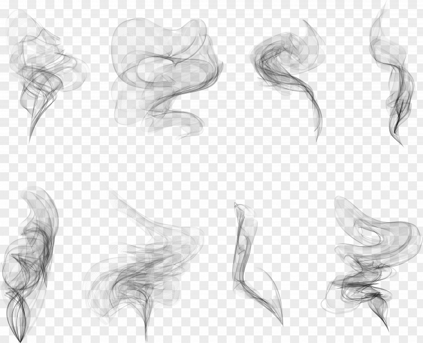 Smoke PNG Smoke, photo of eight black smoke artworks clipart PNG