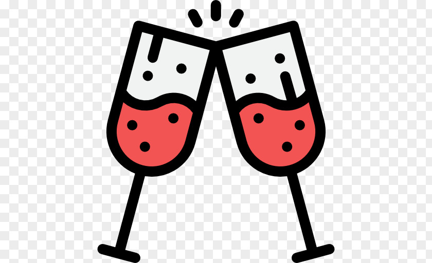 Champagne Glass Wine Toast PNG