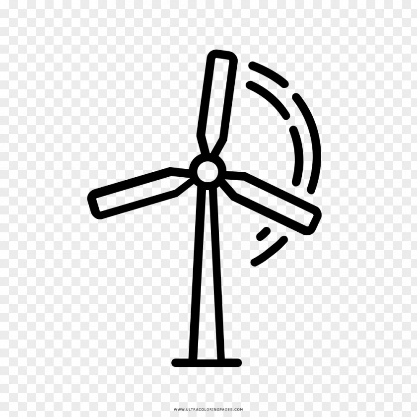 Energy Wind Power Turbina Eólica Turbine Drawing Natural Gas PNG