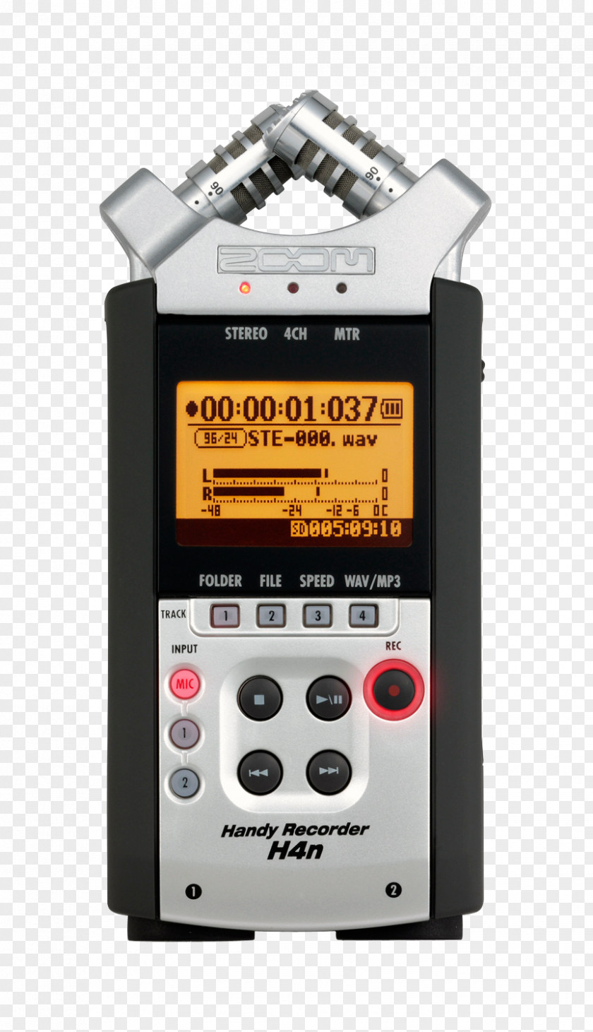 Spinner Microphone Digital Audio Zoom H4n Handy Recorder Corporation PNG