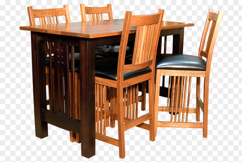 Table Matbord Chair Wood Stain PNG