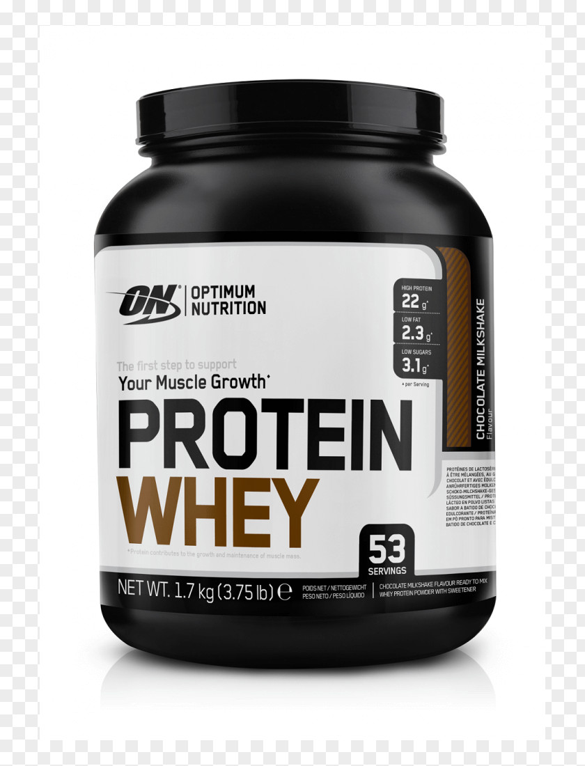 Whey Protein Milkshake Optimum Nutrition Chocolate 1.7 Kg PNG