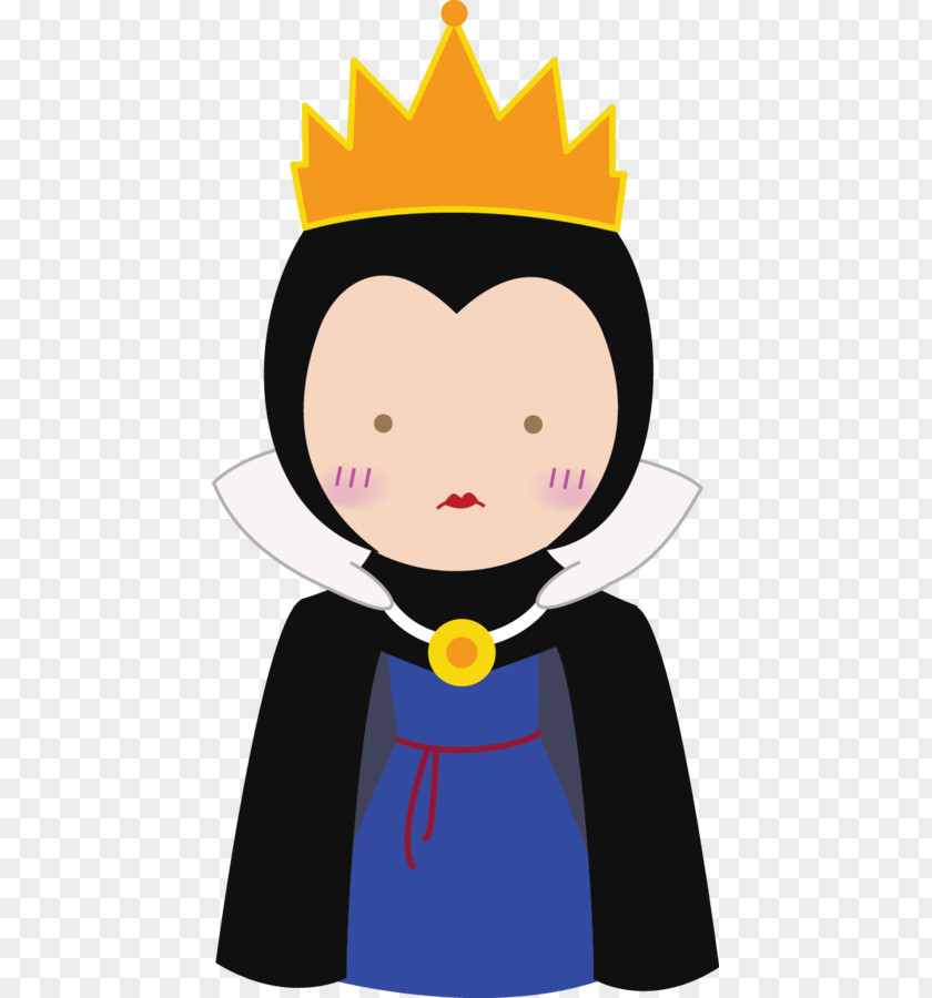 Cartoon Version Of The Witch Snow White Evil Queen Seven Dwarfs Clip Art PNG