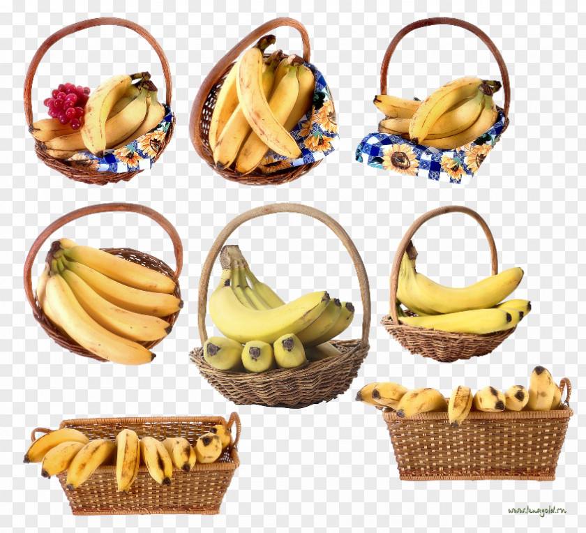 Banana Food Gift Baskets PNG