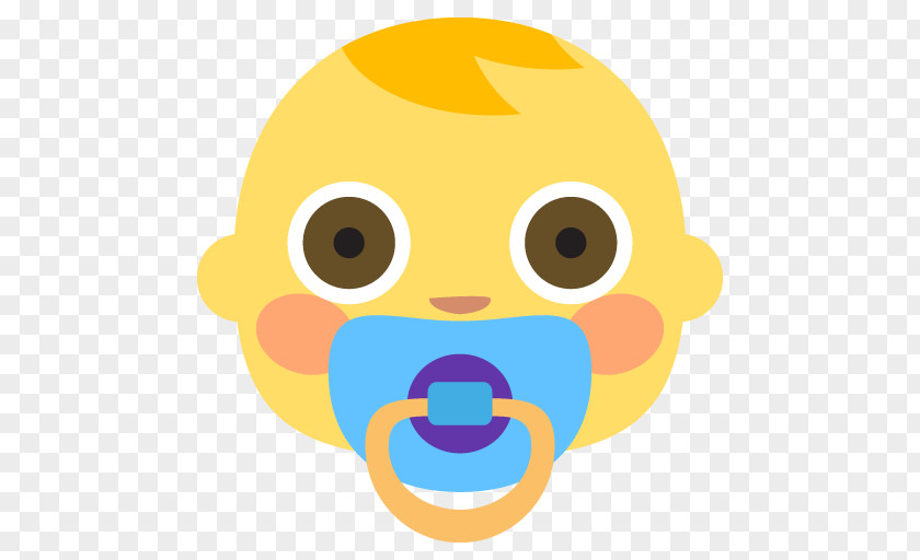 Emoji Infant Child Sticker Pacifier PNG