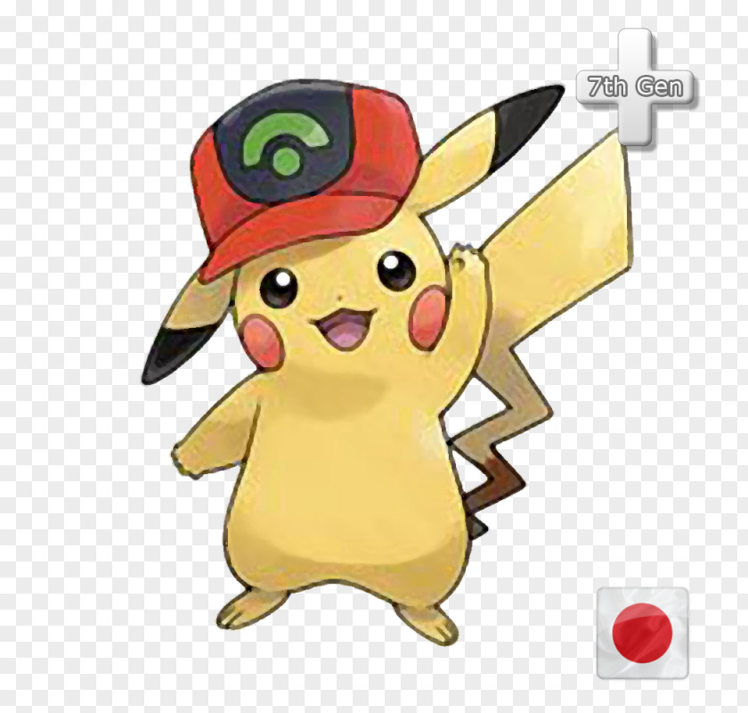 Pikachu Satoshi To Ash Ketchum Hat Hoenn PNG