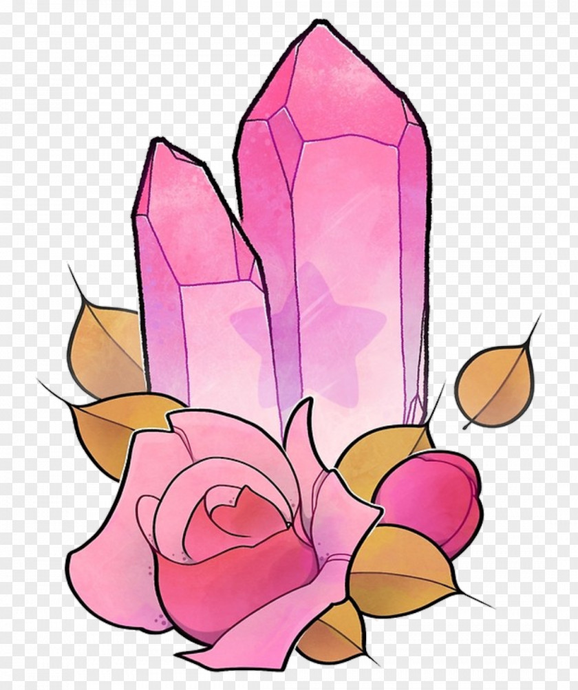 Rose Quartz Crystal PNG