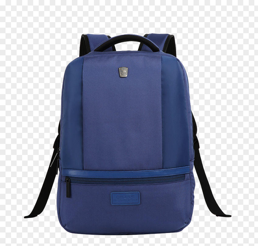Simple Blue Student Backpack Estudante Bag PNG