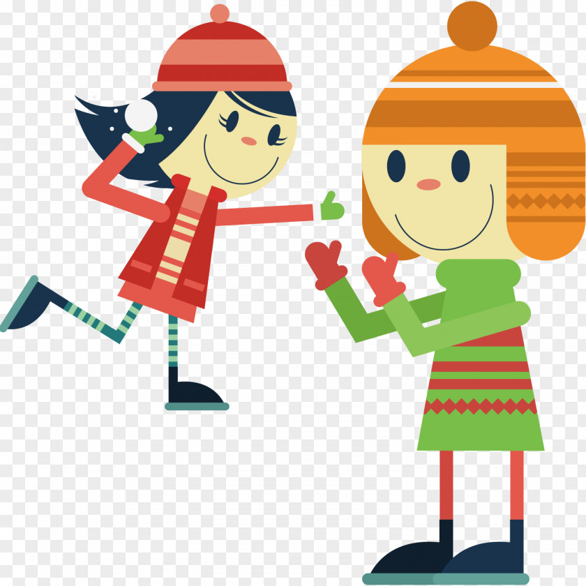 Winter Children Child Play PNG