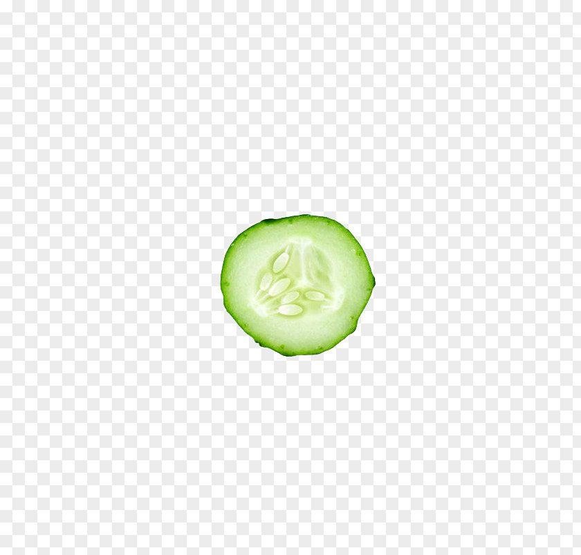 Cucumber Slices Green Circle Pattern PNG