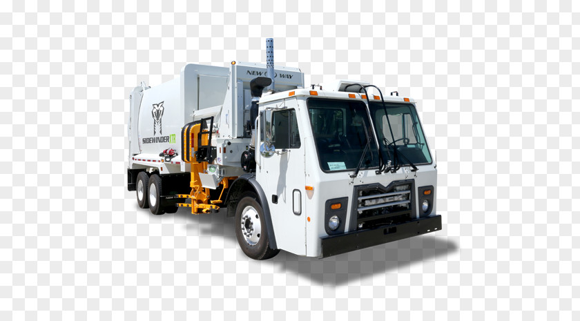 Garbage Truck Side View Mack Trucks Car Waste PNG