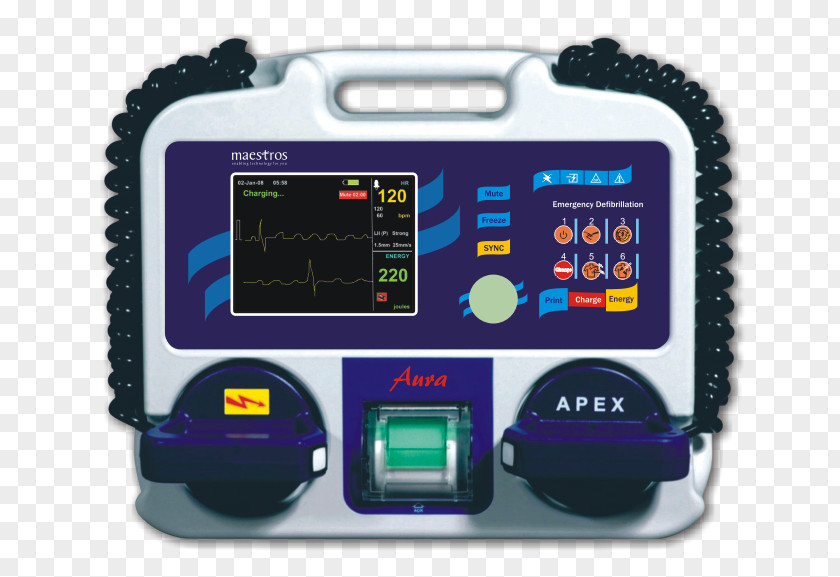 Defibrillation Defibrillator Electrocardiography Medical Equipment Device PNG