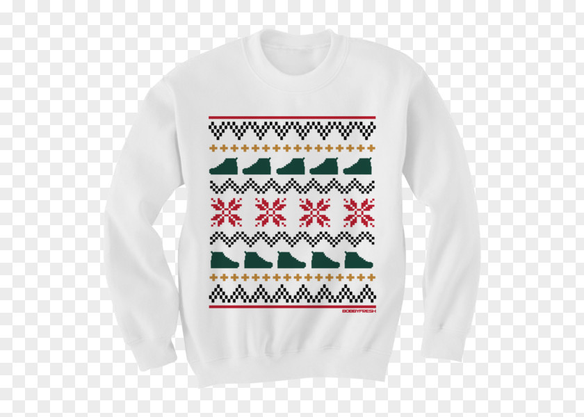 T-shirt Sweater Christmas Jumper Sleeve Crew Neck PNG