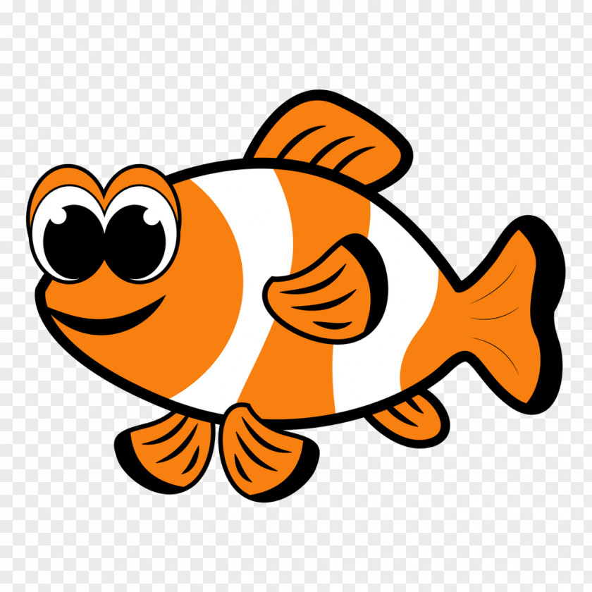 Tail Anemone Fish Cartoon PNG