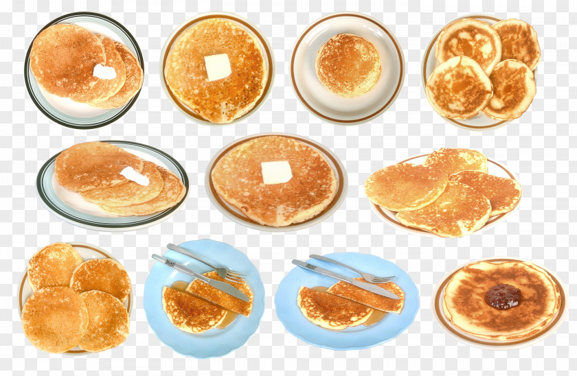 Breakfast Pancake Hotteok Blini Recipe PNG