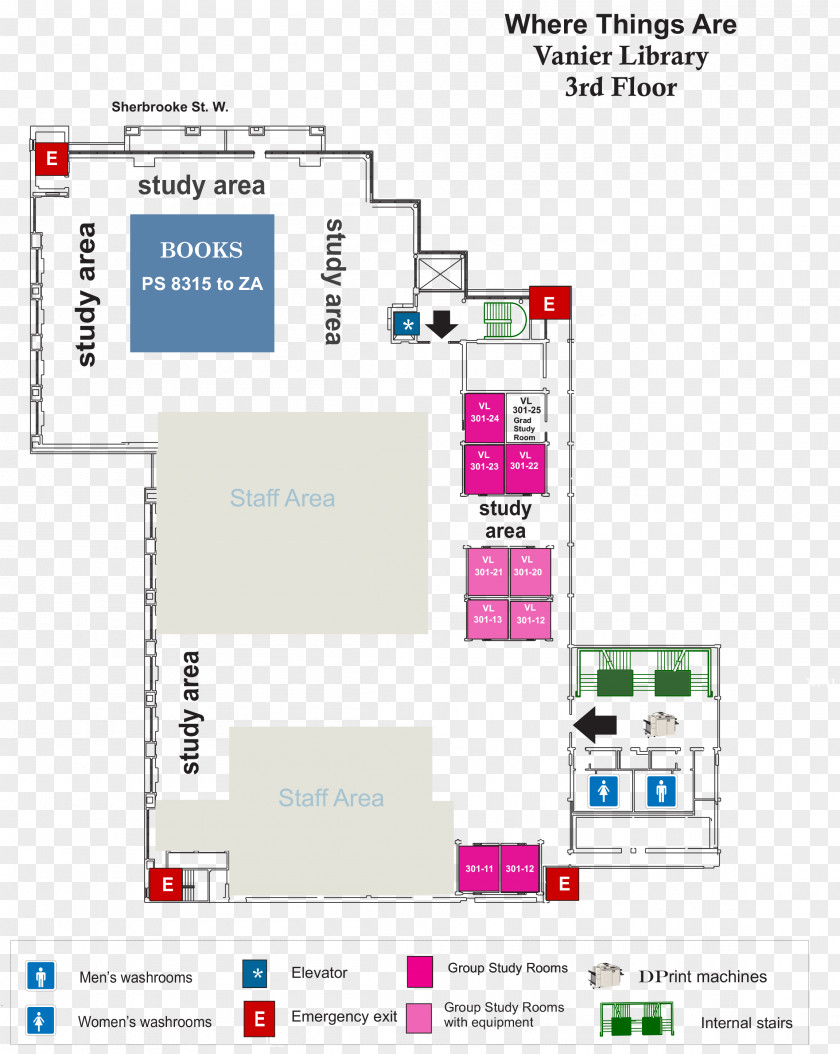 Concordia University Texas Aveko VL-3 Sprint Vanier Map Floor Plan Diagram PNG