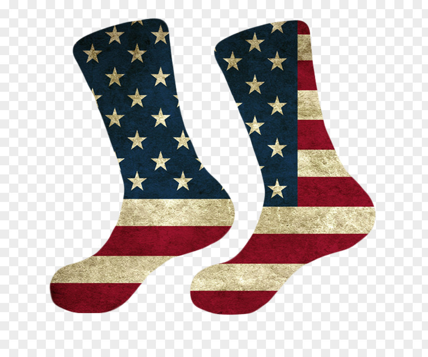 United States Flag Of The T-shirt Sock PNG
